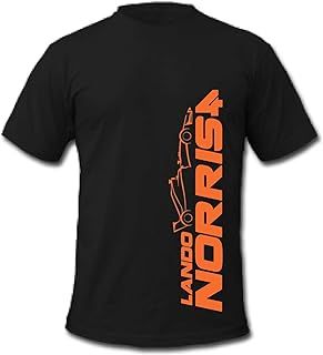 F1 T-Shirt F1GP Lando Norris 4 Grand Prix Formula 1 Racing Driver Motorsports