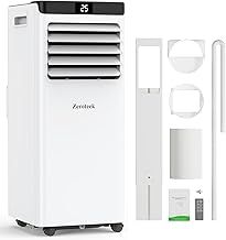 Portable Air Conditioning Unit 9000 BTU,2024 Upgraded Fast Cooling&Energy Efficient Powerful Air Conditioners for Room 300Sq. Ft,3-1 Dehumidifier,Fan with 2 Fan Speeds,Smart Display&Remote Control