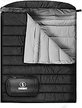 FORINBUY Double Sleeping Bag for Adults - Winter Warm & Waterproof Extra-Large 2-Person Sleeping Bag for Couples & Family, Indoor and Outdoor Camping Use