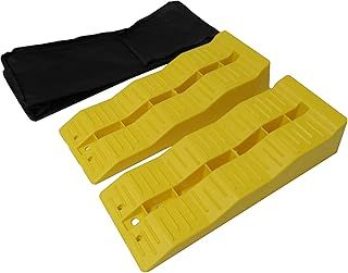Caravan Levelling Ramps 3 Step 5 Ton Pair (Heavy Duty Motorhome Level Up Blocks With or Without Bag) (With Storage Bag)