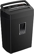 Bonsaii 12-Sheet Cross Cut Paper Shredder, Home Heavy Duty Shredder, 5-Minute Continuous Shredding, Shreds Credit Cards, Mails & Staples, 21L Bin with Transparent Window, High Security P-4 (C275-A)