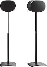 Sanus WSSE3A2-B2 Speaker Stands for Sonos Era 300, Black, Aluminium, 17 Inches Height Adjustable, Cable Management, 13.53 lbs Load Capacity, Part Number: WSSE3A2-B2