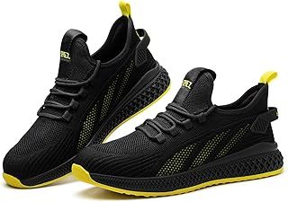 Unisex Safety Trainers with Protective Toe Cap, Puncture Proof Work Shoes for Men and Women, Breathable Safety Sneakers for Work and Daily Wear