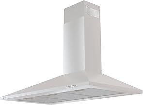 CIARRA CAS9201A 90cm Wall-Mounted Cooker Hoods Class A Stainless Steel Chimney Hood Recirculating&Ducting Kitchen Ventilation Extractor Fan
