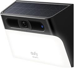 eufy Security Solar Wall Light Cam S120 Solar Security Camera Outdoor Wireless, 2K Camera, Forever Power, Motion Activated Light, AI Detection, IP65 Waterproof, Spotlight, No Monthly Fee