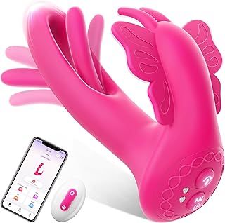 Wearable Panty Vibrator Adult Sex Toys for Women, Aoonice Remote Control 9 Vibrating & Flapping Modes G Spot Vibrators, Vibrator Anal Dildo Sex Toy, Nipple Clitoral Stimulator Female Couples Vibrater