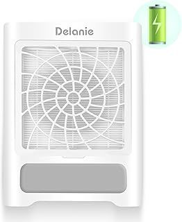 Delanie Rechargeable Nail Dust Collector with Arm Rest for Acrylic Nails Polishing, Powerful, Low Noise, for Nail Salon