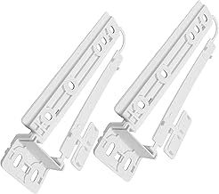 2 x Door Slider Kit Fridge Freezer Door Plastic Mounting Slide Bracket Fixing Kit Compatible AEG Hotpoint Zanussi Fridge Freezers