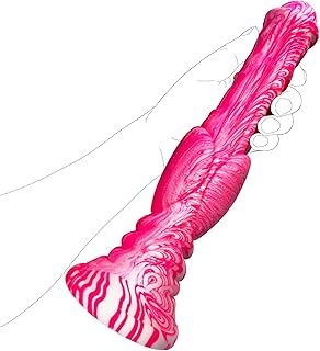 12 inch Horse Dildo, Silicone Huge Animal Dildos Realistic Texture with Thick Waterproof Knot Dildo Big Anal Pulg Sex Toys Suitable for Adult Female Male Couples