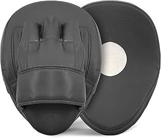 Lions Curved Focus Pads Hook & Jabs Gloves Punch Bag Mitts Boxing MMA Kick Training