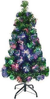 The Christmas Workshop 73550 3ft Fibre Optic Tree | Artificial Indoor Christmas Decoration | Includes Sturdy Metal Stand | 100 Tips