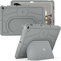 Poetic TurtleSkin Series for Google Pixel Tablet Case 11 inch (2023), Heavy Duty Shockproof Rugged Kids Friendly Drop Protection Silicone Cover Case, Hazel
