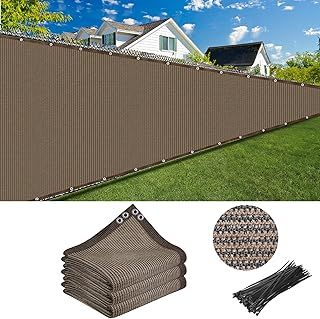 Privacy Fence Screen 2 m x 10 m Garden Privacy Fence Panels Covering Chain Link Garden Fence Heavy Duty Garden Windscreen Fencing Mesh for Garden Pergola Patio Plants Chicken Coop Outdoor (Green)
