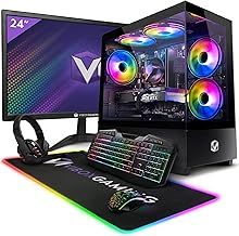 Vibox II-118 Gaming PC Bundle • Intel Core i5 10400F 4.3GHz • Nvidia RTX 4060 8GB • 16GB RAM • 1TB NVMe SSD • Windows 11 • 24" Monitor • WiFi
