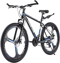 26 27.5 Inch Mountain Bike 3 Spoke Wheels Bicycle 17.5 Inch Mountain Bicycle Shimano 21 Speeds with Dual Disc-Brake Suitable for Men Women Over The Age Of 12