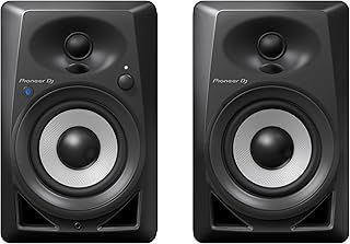 Pioneer DJ DM-40BT Desktop Monitor System with Bluetooth Functionality, 4-Inch (Pair, Black)