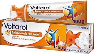 Voltarol Back & Muscle Pain Relief 1.16% Gel with No Mess Applicator, for Joint Pain Relief, suitable for Knee Pain & Neck Pain, 100g