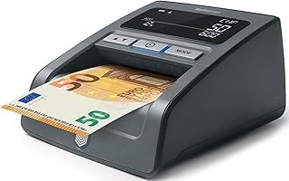 Safescan 155-S - Automatic counterfeit money detector for 100% security,Black,15.9 x 12.8 x 8.3 cm