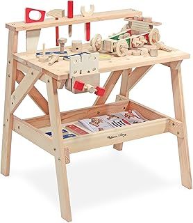 Melissa & Doug Wooden Project Solid Wood Workbench