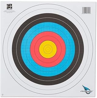 Avalon 10 Pack Target Faces, 40cm or 60cm, Multi Coloured, Polyester Paper, Target Archery, Target