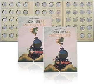 UK 2 Pound Coin Hunt Collector up to Date Album Folder - No Coins Included