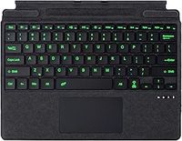 Type Cover for Microsoft Surface Pro 8 Pro 9 Pro 10/ Pro X Pro 11 Generation, Portable Slim Wireless Keyboard with Touchpad Tablet Keyboard (Black, Backlit)
