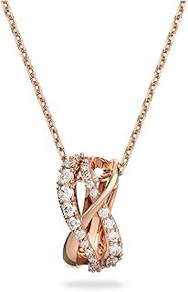 Swarovski Necklace, White Stones in a Rose Gold Tone Plated Setting, from the Twist Collection