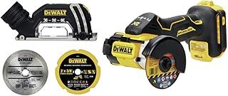 DEWALT 20V MAX Cut Off Tool, 3 in 1, Brushless, Power Through Difficult Materials, Connected LED Work Light, Bare Tool Only (DCS438B)