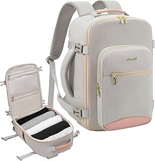 LOVEVOOK Ryanair Cabin Bags 40x20x25 Underseat Travel Bag Backpack 20L, Carry-Ons Hand Luggage Bag for Ryan Air Plane, Womens Small Under Seat Rucksack for Travelling