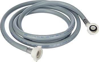 Xavax Cold Water Inlet Hose | for Washing Machine | 2.5m | 3/4" Union Nut Straight | 3/4" Union Nut Angled | Screen and Rubber Seal | VDE Tested