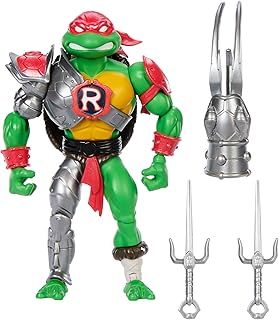 Masters of the Universe Origins Turtles of Grayskull Raphael Reptile Wars Posable Action Figure, Teenage Mutant Ninja & MOTU Crossover Hero Raph Toy, JBM99