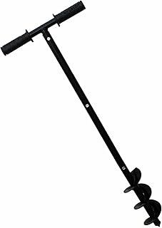 6" 150mm Manual Fence Post Auger – Hand Drill for Digging Holes, Gardening, Planting Flowers & Bulbs, Umbrella Posts, Ice, and Fertilizer Mixing