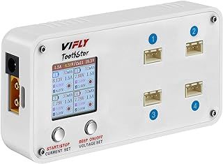 VIFLY ToothStor 4-Port 2S LiPo Balance Charger with Storage Mode