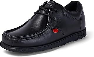 Kickers Men's Fragma Lace Up Moc Toe Leather Shoes | Extra Comfortable | Added Durability | Premium Quality