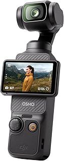 DJI Osmo Pocket 3, Vlogging Camera with 1'' CMOS & 4K/120fps Video, 3-Axis Stabilization, Fast Focusing, Face/Object Tracking, 2" Rotatable Touchscreen, Small Video Camera for Photography, Youtube