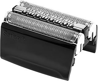 52B Series 5 Shaver Replacement Head Compatible with Braun Series 5, Series 5 Shaving Replacement Head Fits Models 5090cc, 5070cc, 5050cc, 5020s, 5030s, 5040s etc.(52B, Black)