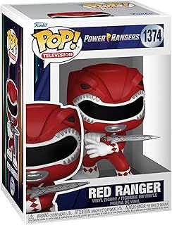 Funko POP! TV: Mighty Morphin Power Rangers 30th - Red Ranger - Power Rangers TV - Collectable Vinyl Figure - Gift Idea - Official Merchandise - Toys for Kids & Adults - TV Fans