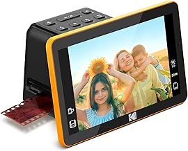 KODAK RODFS70 Kodak Slide And Scan Digital Film Scanner 7 Inches Max - Large 7 Inches LCD Screen, Convert Color and B and W Negatives and Slides 35 mm, High Resolution 22 MP JPEGs,Black