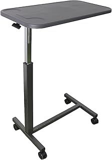 PEPE Mobility - Overbed Table with Wheels, Sturdy Frame, Adjustable, Disabled, Hospital, Bedside for Eating in Bed