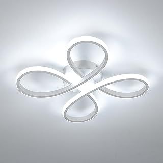 Modern LED Ceiling Light, 30W 3400LM Ceiling Lamp Fixture 6500K Cool White Lighting for Bedroom, Living Room, Dining Room, Kitchen