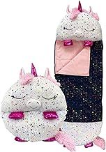 Happy Nappers Kids Sleeping Bag - Plush Toy, Comfy Sleeping Bag & Fluffy Pillow All in One