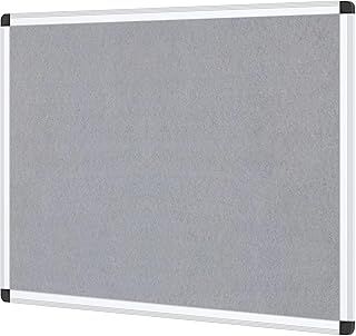 Notice Board Felt Grey, Silver Aluminium Frame, 120 X 90 cm