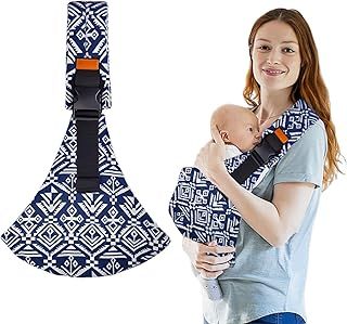 Baby Sling Carrier Baby Carriers from Newborn, Infantino Baby Carrier Newborn to Toddler, Toddler Sling Toddler Carrier Adjustable Comfortable Shoulder Comfortable for Outdoor Portable