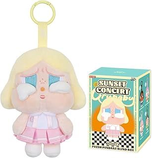 POP MART CRYBABY Sunset Concert Series-Plush Pendant 1Box 2.5 inches Articulated Character Premium Design Gifts for Fan-Favorite Collectible Toy Art Action Figure