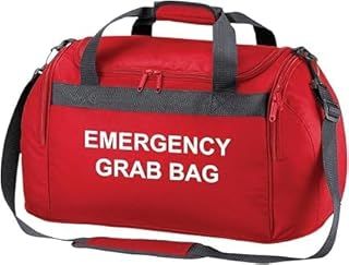 Emergency Grab Bag - Home Evacuation & Car Safety Kit - Compact Holdall Bag
