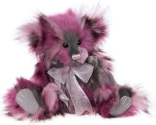 Charlie Bears Peony Plush Pink Teddy Bear Stuffed Toy 33cm Idea