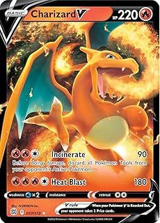Charizard V 017/172 Brilliant Stars - Ultra Rare Pokemon Card - Holo Foil