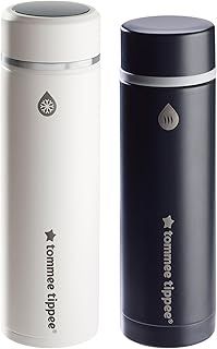 Tommee Tippee GoPrep™ Formula Feed Maker Set, Prepares the Perfect Formula Baby Bottle in 2 Minutes, Portable, Hot and Cool Flasks with LED Digital Temperature Display