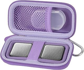 Case for KardiaMobile 1L 6L Personal EKG Monitor, Storage Holder Fits for Sec Portable Heart Rate Monitor, Cardiac Mobile Heart Monitor Bag Organizer（Pill Box Included）(Box Only) (Purple)