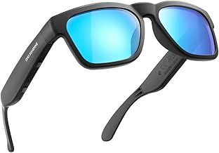 OhO Transitional Audio Sunglasses, Voice Control and Open Ear Style Listen Music and Calls with Volumn UP and Down, Bluetooth 5.0 and IP44 Water Resistance Feature for Indoor and Outdoor